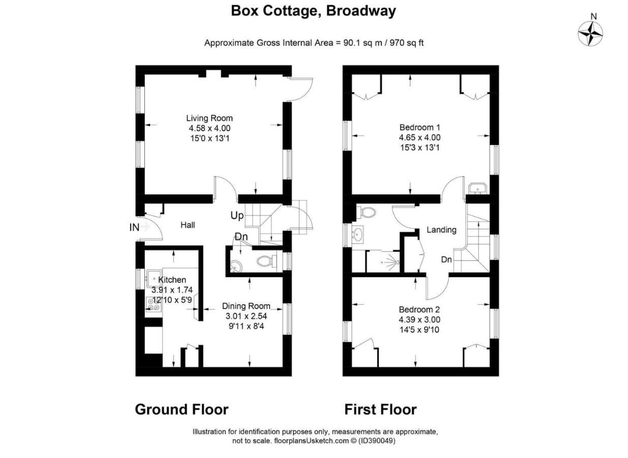 Box Cottage Broadway  Exteriör bild